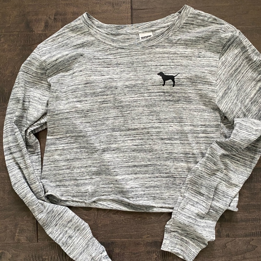 PINK CROPPED LONG SLEEVE